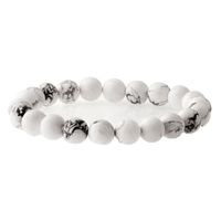 The Great Living Co White Howlite Bracelet